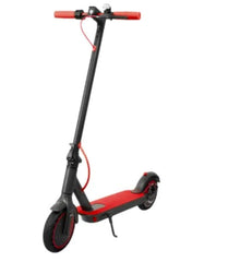 Winner Sky M365 upgrade version electric scooter in black and red with front light and kickstand