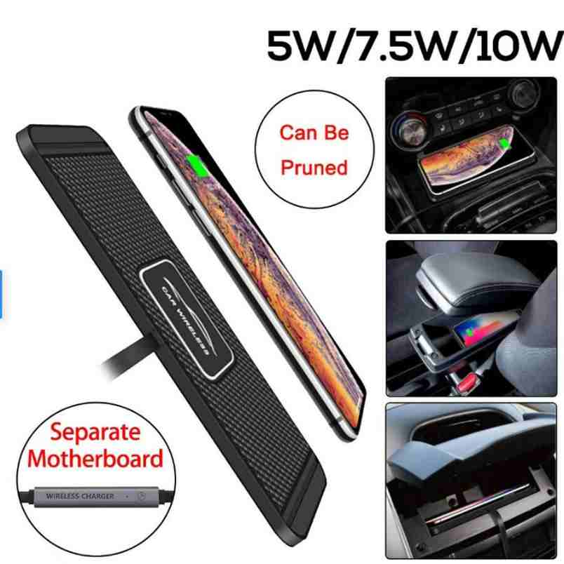 Huitich wireless car charger for iPhone with adjustable design and separate motherboard for efficient charging