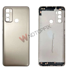 Motorola Moto G60 back cover replacement gold rear housing with triple camera cutouts and fingerprint hole
