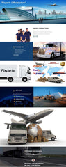 Motorola Moto G60 back cover replacement packaging and fast shipping montage showing planes trucks and courier logos Mumzar
