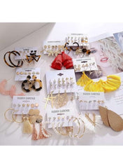 Diverse women’s earring set UAE featuring colorful styles and trendy designs for every occasion