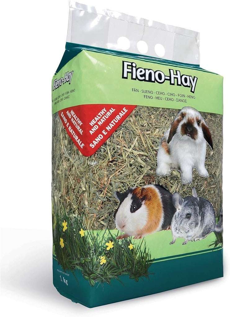 Padovan Fieno-Hay Small Animal Food with Natural Ingredients and Fresh Hay for Pet Nutrition, Ideal wood litter for small pets UAE