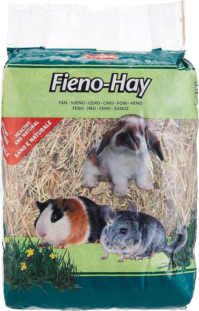 Padovan Fieno-Hay Small Animal Food Bag Featuring Healthy Hay for Small Pets, Ideal Wood Litter for Small Pets UAE