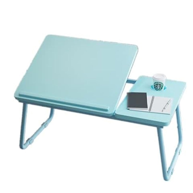 Wood Multi Purpose- Adjustable Laptop Desk For Study And Reading With Foldable Non Slip Legs - Mumzar.com