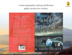 Wuthering Heights by Emily Brontë classic literature box set edition with gothic novel cover design