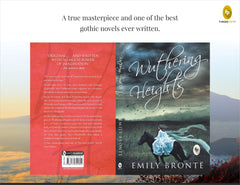 Classic literature box set featuring Wuthering Heights by Emily Brontë with a gothic novel cover design