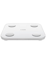 Xiaomi body composition smart scale in sleek white design for accurate weight and body analysis