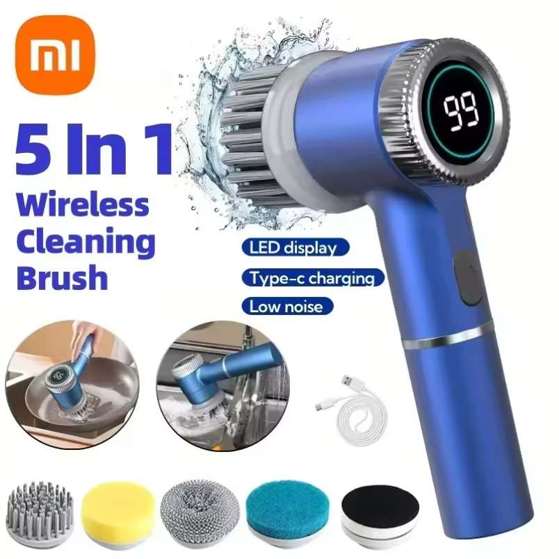 Xiaomi Electric Cleaning Brush 5 - in - 1 Wireless LED Display - Mumzar