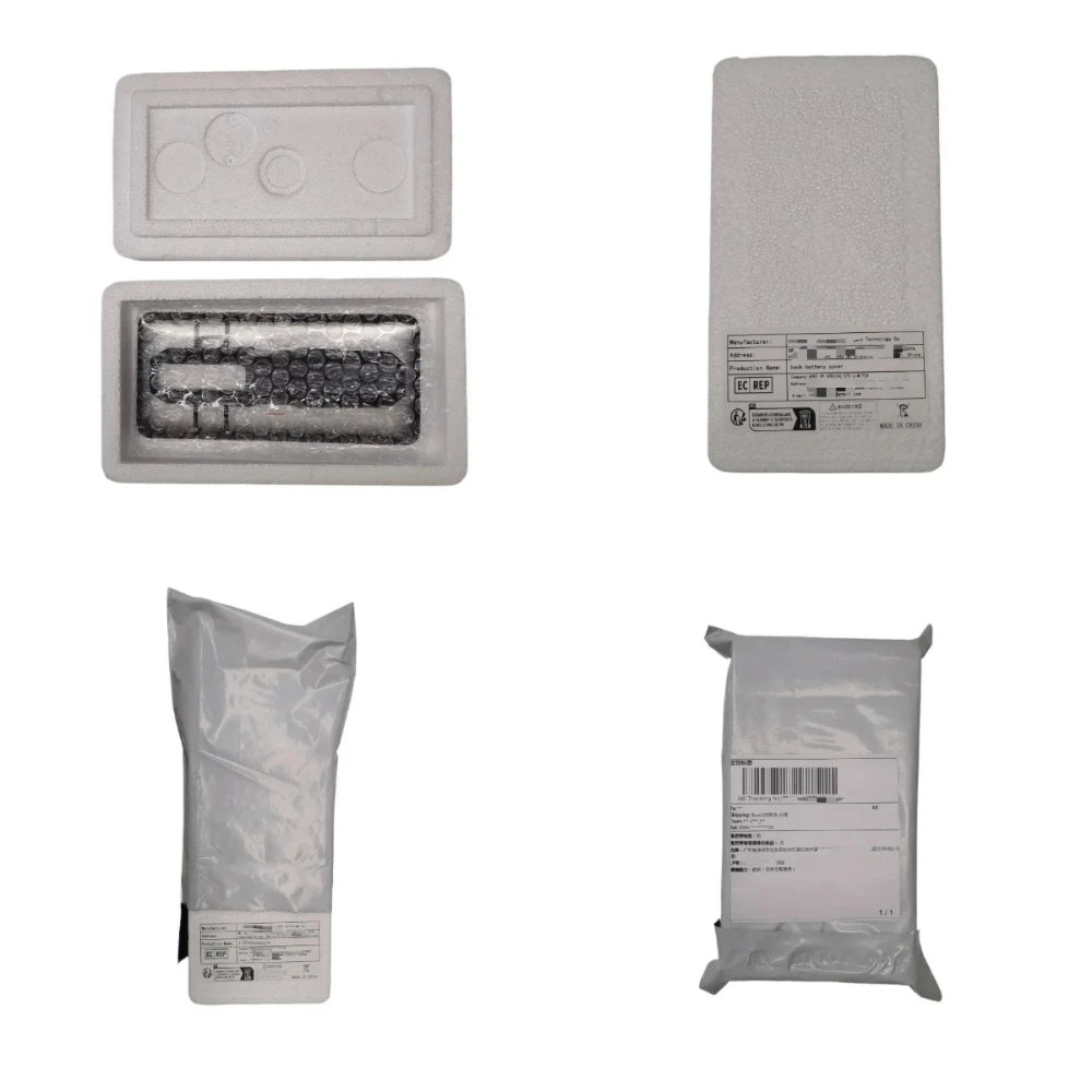 Redmi Note 12 4G back cover replacement packaged in foam tray bubble wrap and shipping pouch