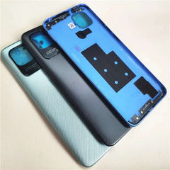 Mumzar Xiaomi Redmi 10C back cover replacement set showing blue green and black textured rear phone covers