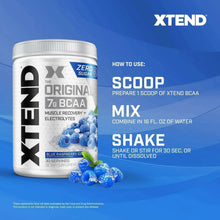 Zero Sugar BCAA powder tub, Blue Raspberry Ice, Original 7g BCAA