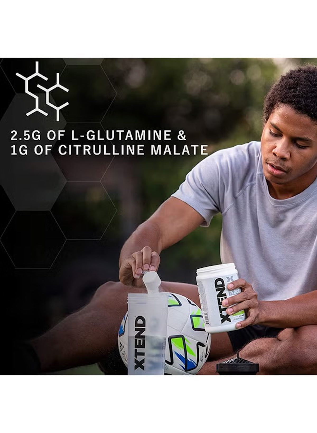 SCIVATION XTEND BCAA supplement for muscle recovery with L-Glutamine and Citrulline Malate