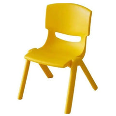 Huitich yellow plastic chair for kids with sturdy design and comfortable backrest