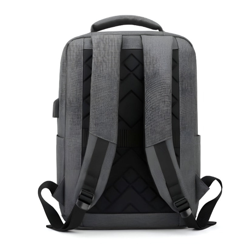 Huitich large capacity travel bag gray backpack with padded adjustable shoulder straps