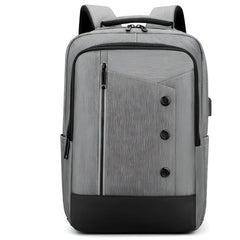 Huitich large capacity travel bag in gray with multiple compartments and padded straps